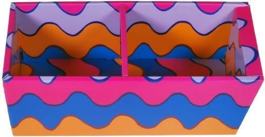 Mbështjellës Next Waves, H33x15x12cm, shumëngjyrësh