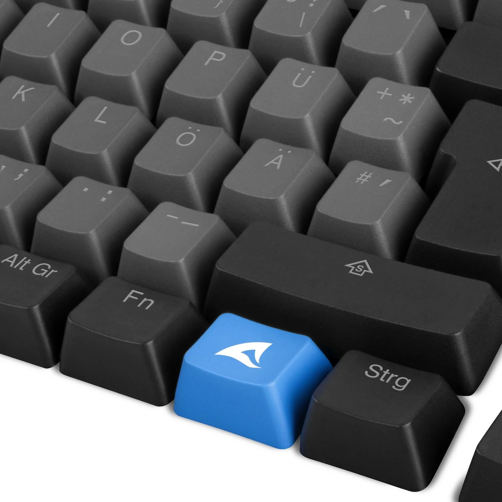 Taste për tastierë mekanike Sharkoon SKILLER SAC20, 115 copë, ISO-Layout DE, zi