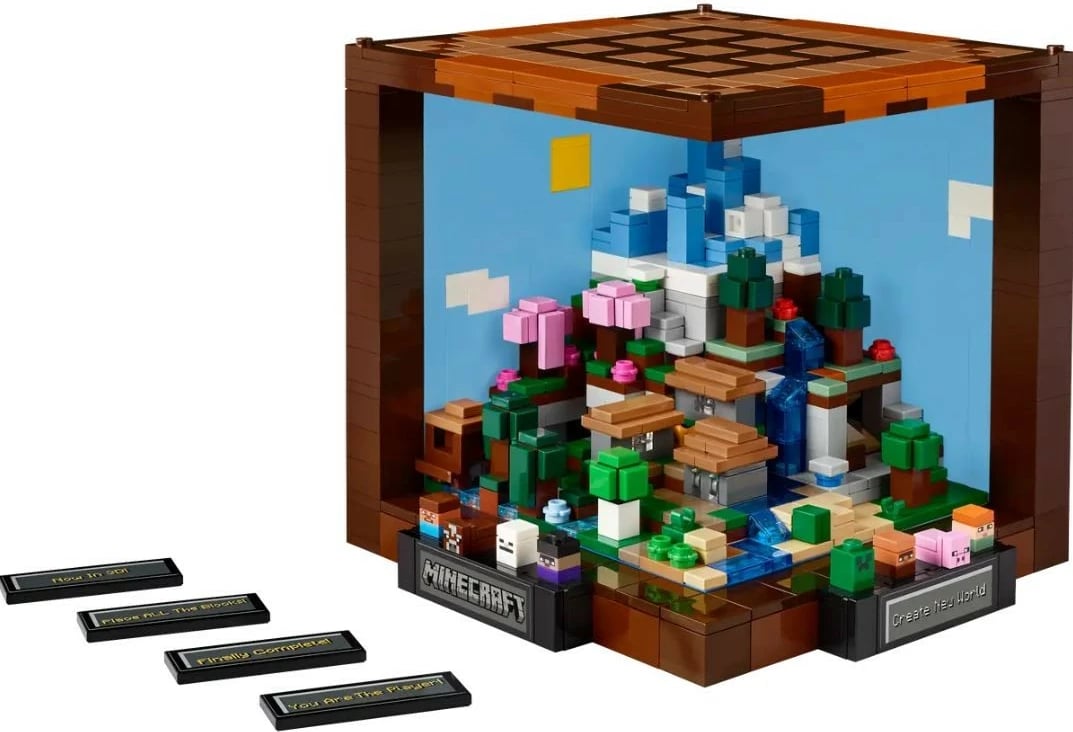 Set LEGO Minecraft Tavolina e Punës 21265, 1195 pjesë, për të rritur