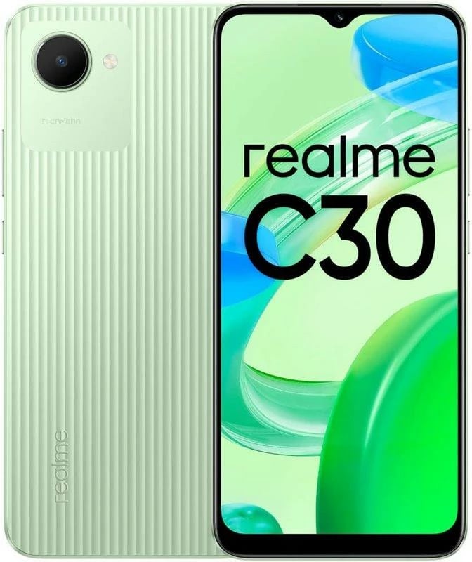 Celular Realme C30, 6.5", 3+32GB, i gjelbër