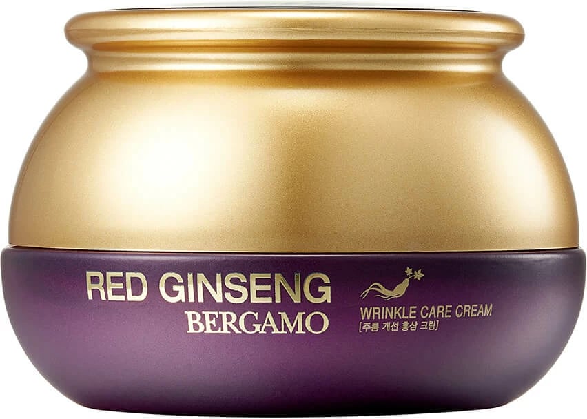 Krem fytyre anti-rrudhë për femra BERGAMO Red Ginseng Wrinkle Care Cream, 50ml