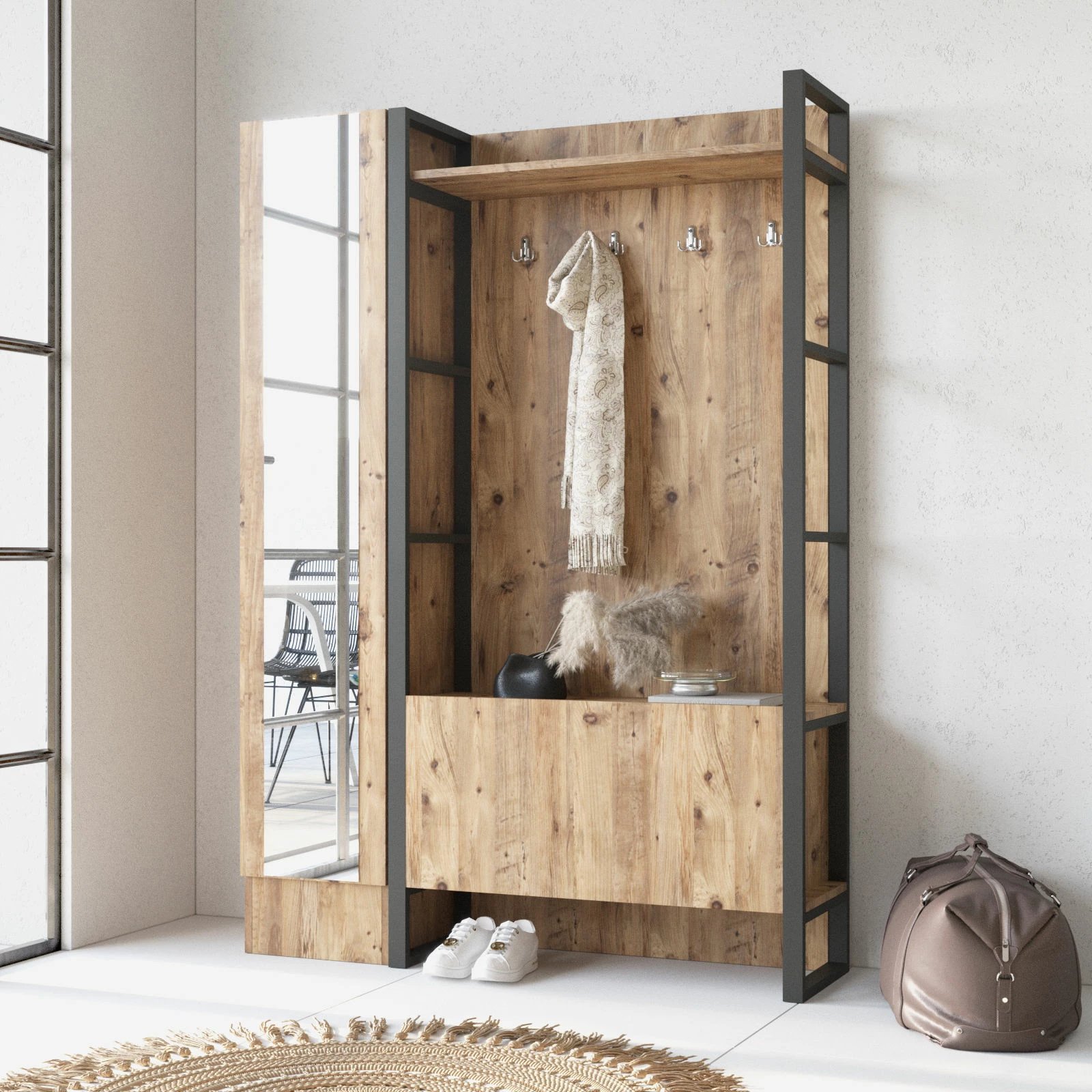 Stendë korridori Hanah Home, ngjyrë Atlantic Pine, Ml16-A