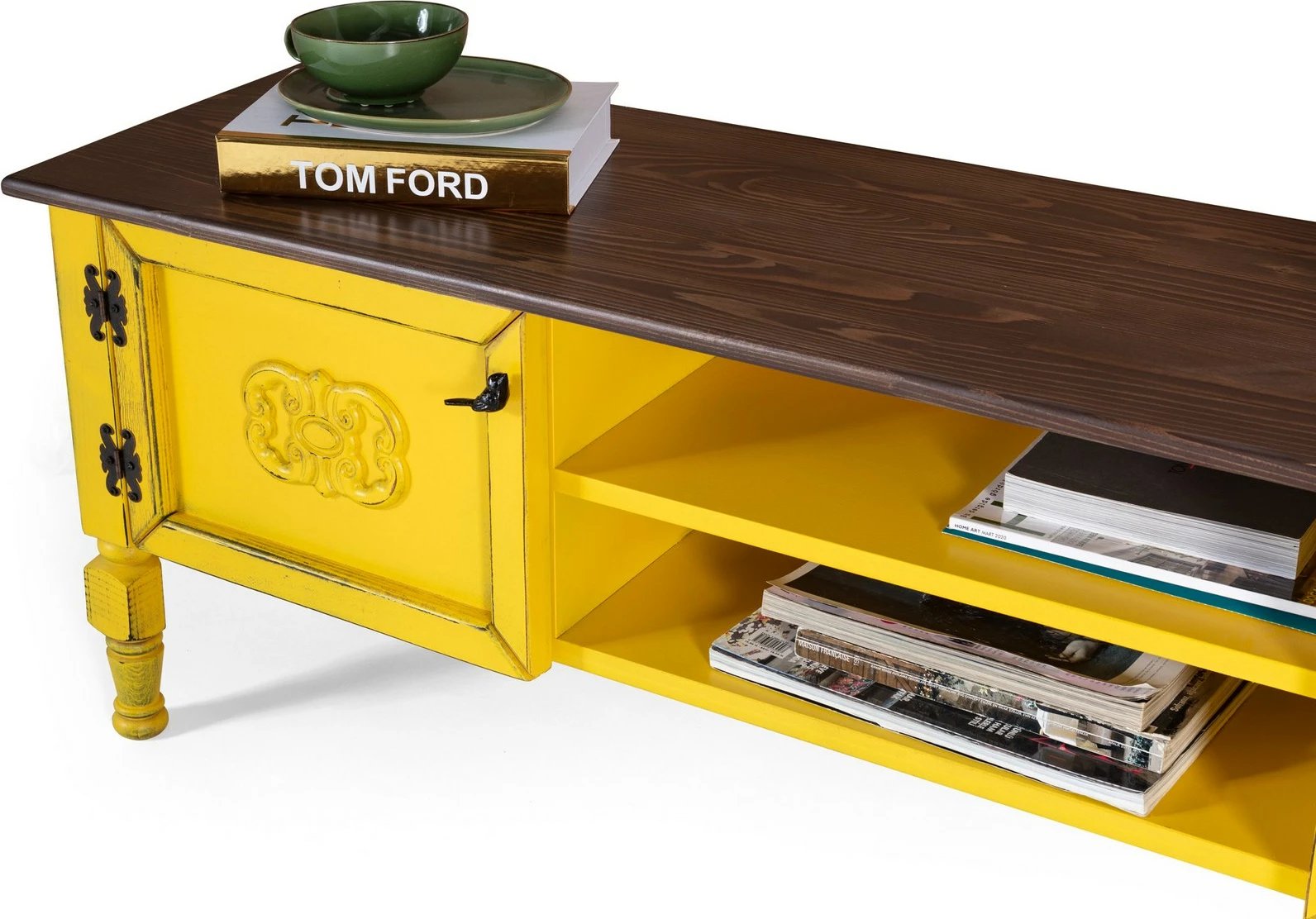 Komodë TV Hanah Home, Ada TV, e verdhë