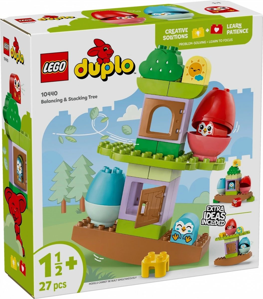 Set lodrash LEGO DUPLO 10440 Balancing Tree, 27 pjesë, shumëngjyrëshe