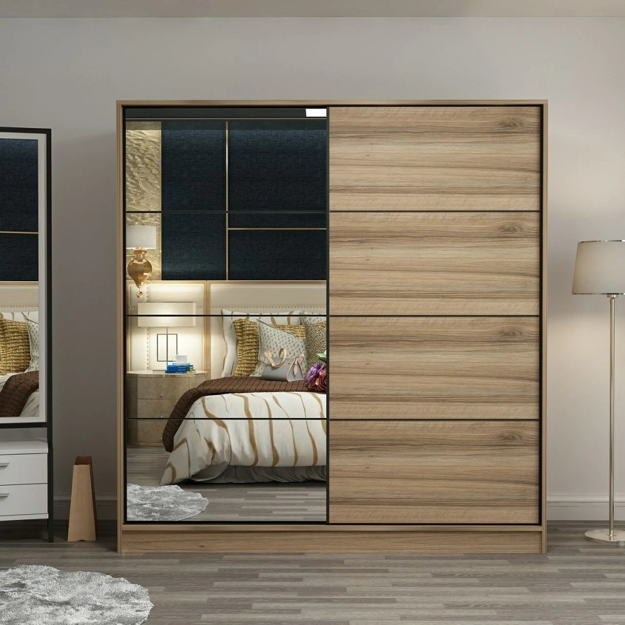 Dollap Hanah Home, Kale, dore, 180x190x60cm