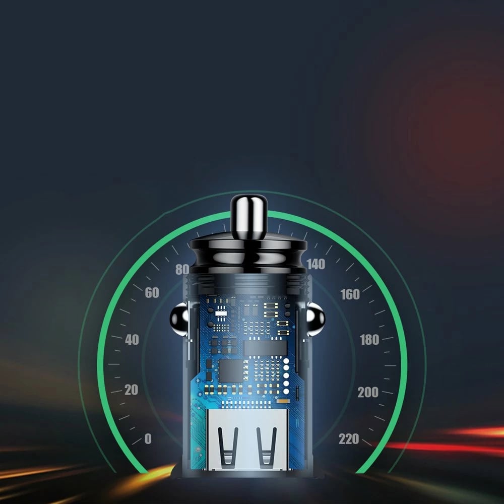 Karikues veture Baseus Circular CCALL-YD01, 2x USB, 30W, i zi