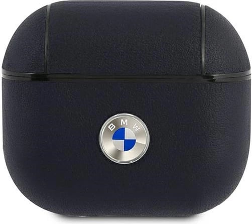 Mbështjellës BMW për AirPods 3, lëkurë natyrale, granat/blu Mbështjellës BMW për AirPods 3, lëkurë natyrale, granat/blu