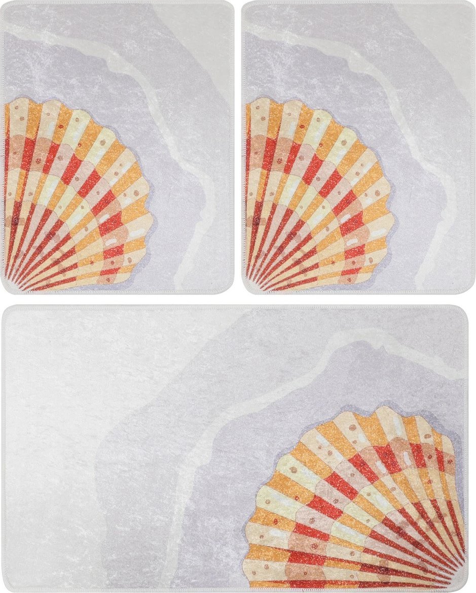 Set tapetash për banjo (3 copë), Mijölnir, Concha Djt, shumëngjyrëshe