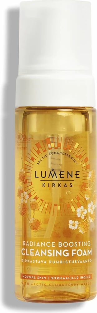 Shkumë pastruese fytyre për femra Lumene Bright Radiance Boosting Cleansing Foam, 150ml