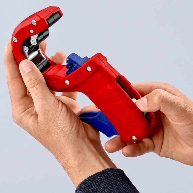 Prerës tubash manual Knipex 90 23 01 BK, Blu