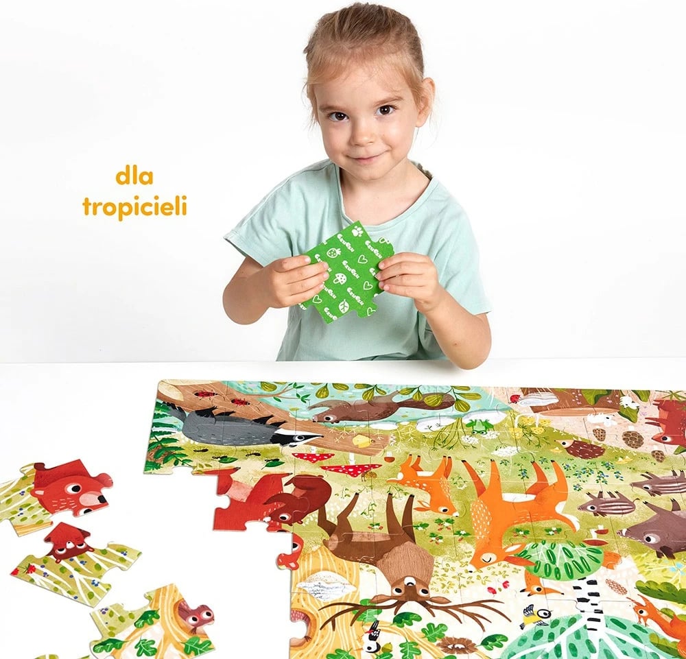 Puzzle pylli për fëmijë CzuCzu 2504, 40 pjesë, 68x48cm