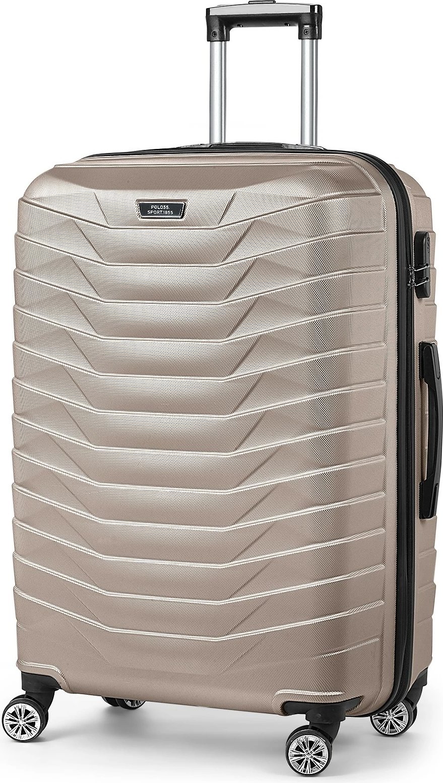 Set valixhesh (3 copë), ngjyrë ari, Zoozie Bags, P55UCVLZ06