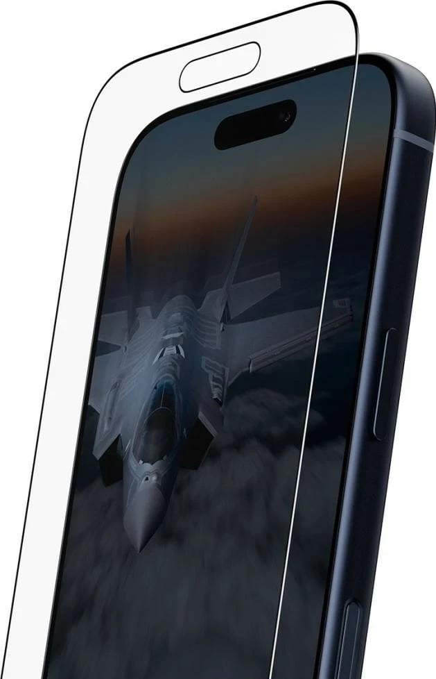Mbështjellës xhami PanzerGlass Stealth Ultra-Wide Fit Fastfit për iPhone 17 Pro transparent