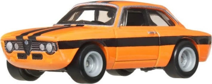 Makine lodër Hot Wheels Fast & Furious Alfa Romeo Giulia Sprint GTA, 1:64, portokalli/zezë