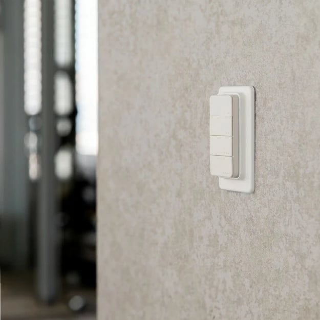 Buton i mençur Shelly Blu RC Button 4, Bluetooth, i bardhë