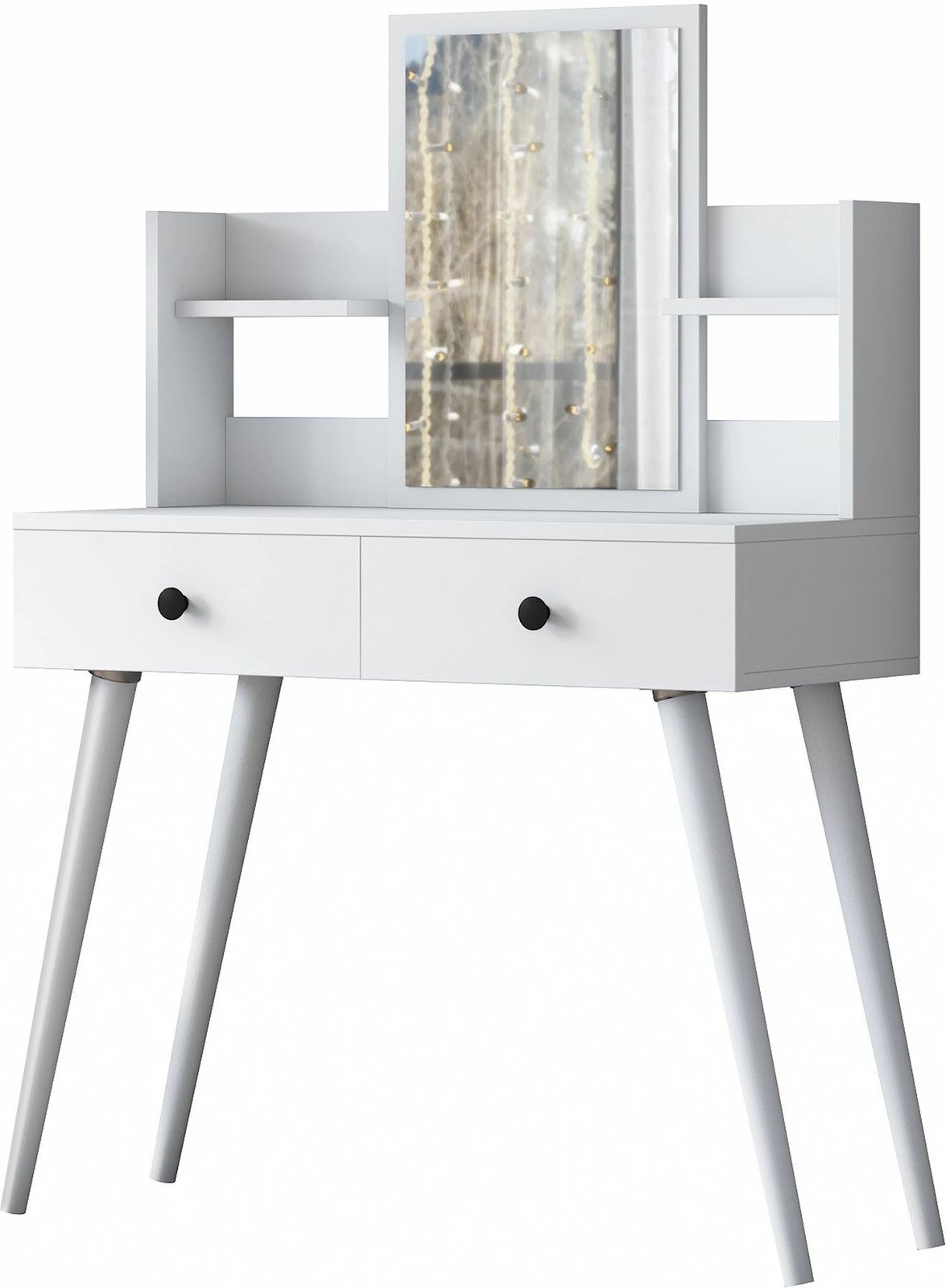 Tavolinë grimi Hanah Home, BJ102 - 2232, e bardhë