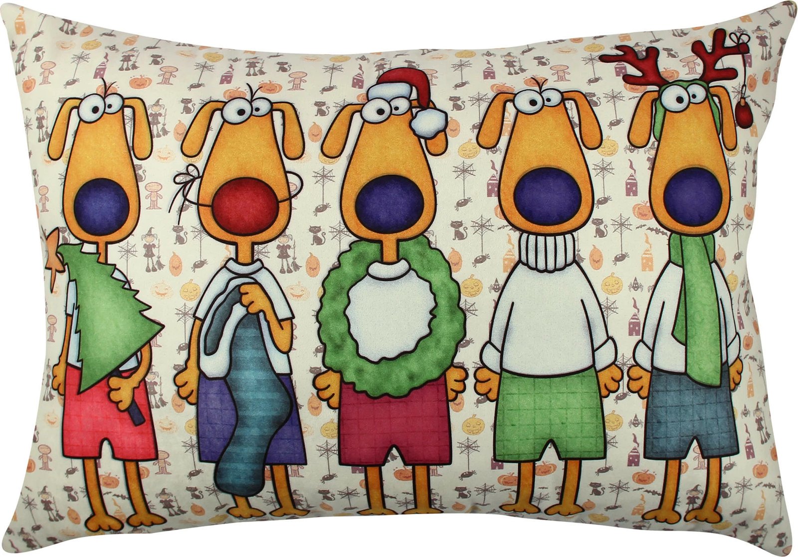 Jastëk dekorativ Evila Originals, shumëngjyrësh, A50936, 33x48cm