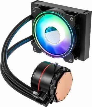Kuler për procesor Kolink Umbra Void 120 AIO, 12 cm, Alumini, Gjelbër