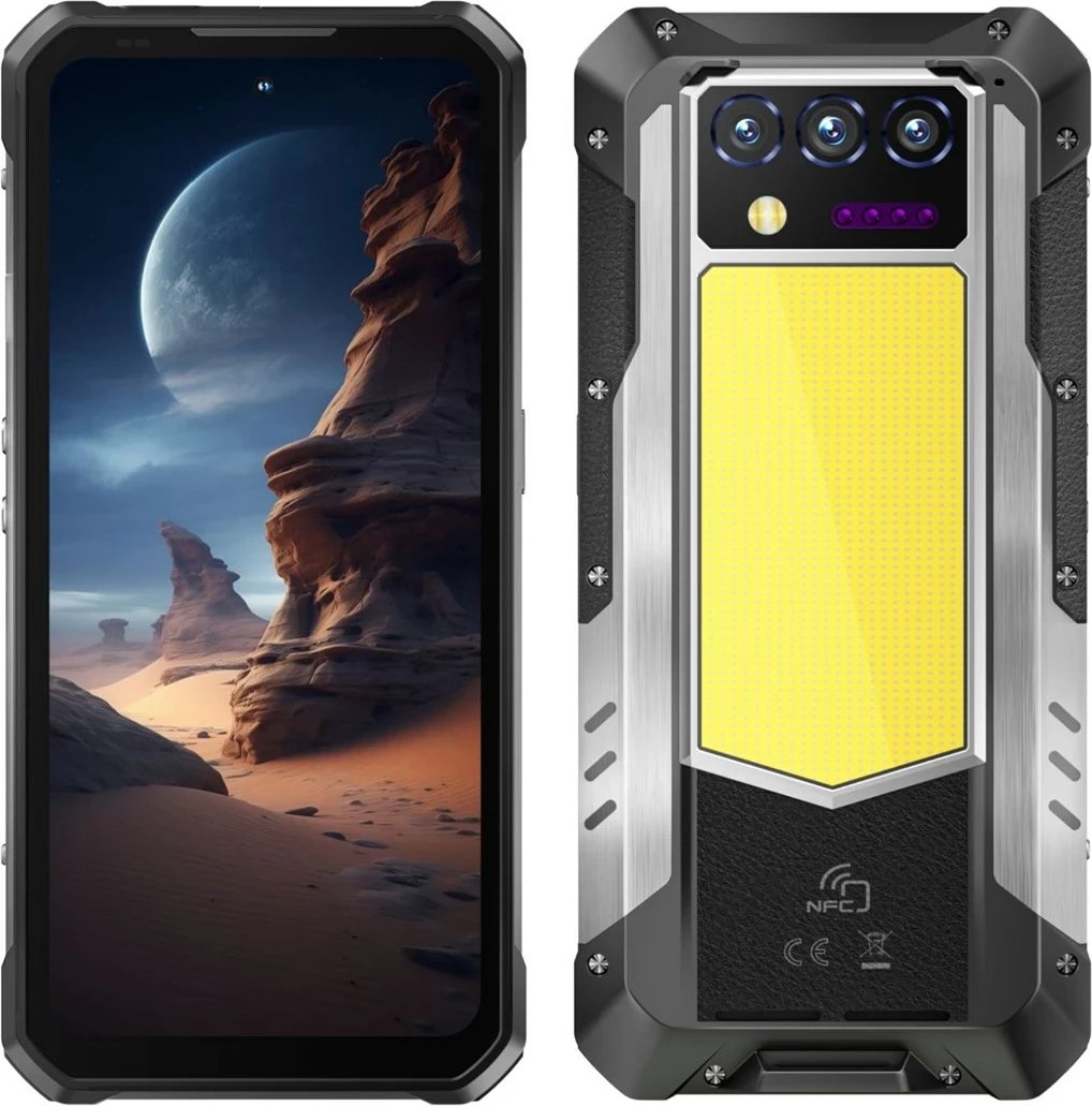 Celular Oukitel WP100 Titan 5G, 6.8", 16/512GB, 33000mAh, Zi
