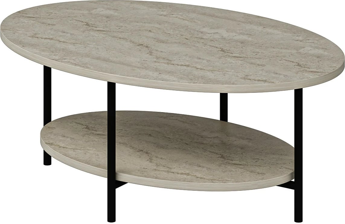 Tavolinë kafeje Skye Decor, Elis, ngjyrë travertini