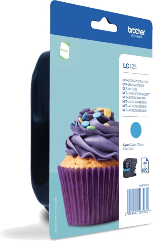 Fishek boje, Brother, LC123YBP, standard, i verdhë