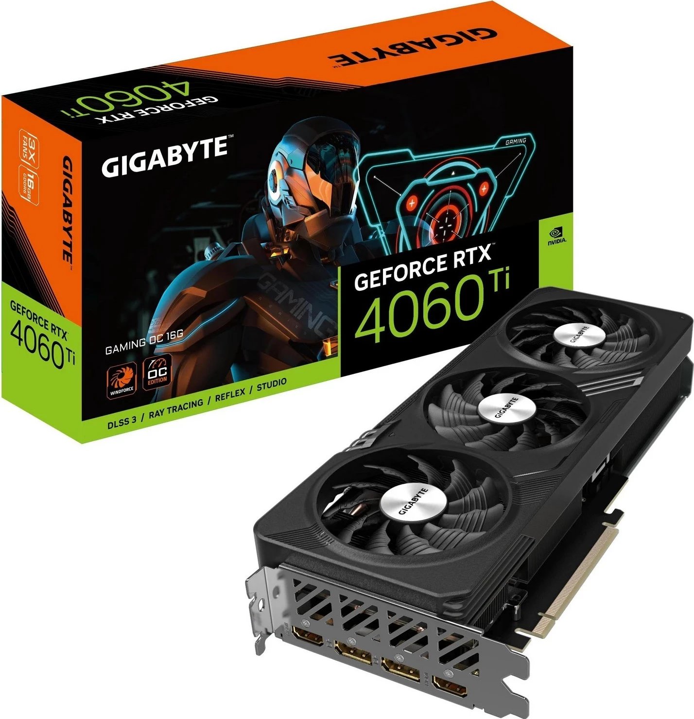 Kartë grafike Gigabyte GeForce RTX 4060 Ti GAMING 16 GB OC DLSS 3