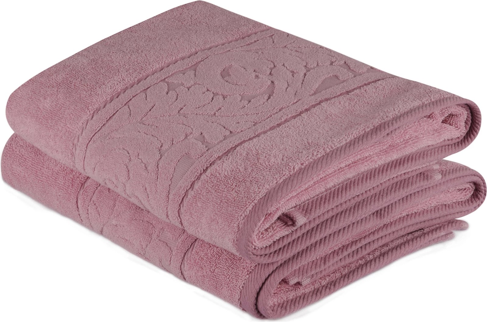 Set peshqirësh për banjo, 2 copë, Mijölnir Sultan, ngjyrë rozë