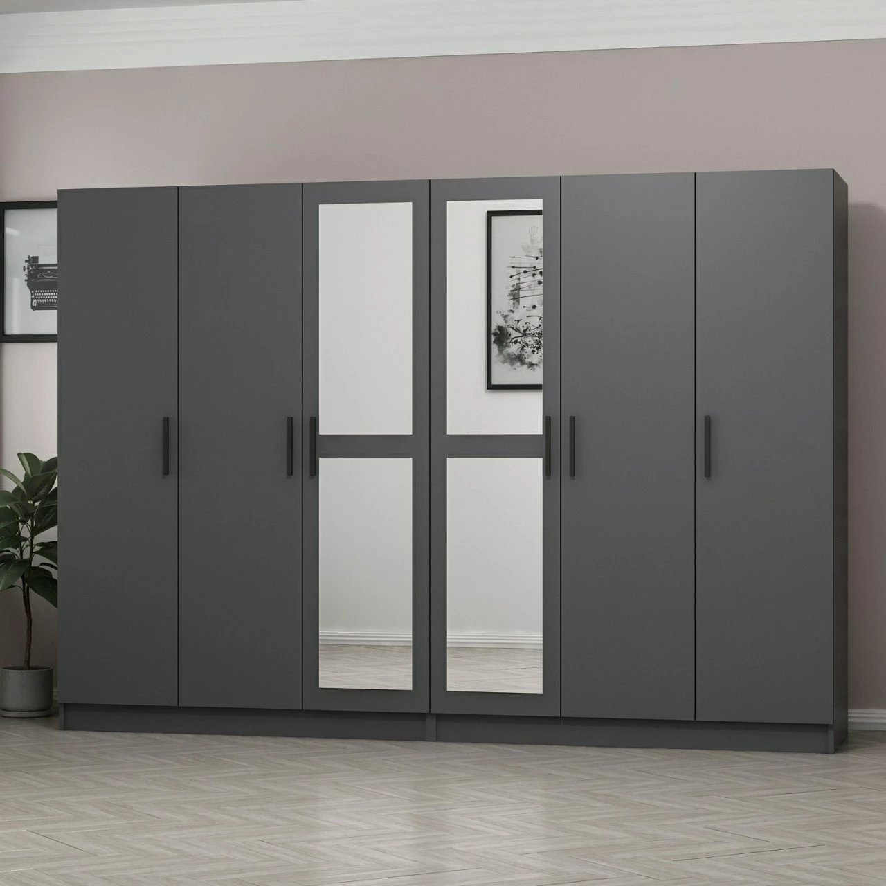 Dollap Skye Decor, anthracite, Kale - 5094