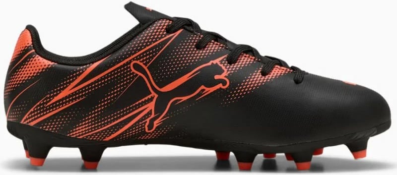 Çizme futbolli për fëmijë Puma, të zeza