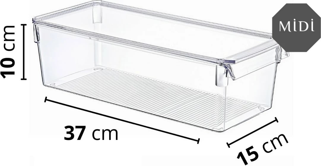 Set organizues për frigorifer, 3 copë, Hermia, CLRKPKMD-3
