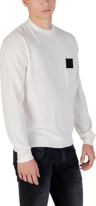 Xhemper Armani Exchange për meshkuj, i bardhë