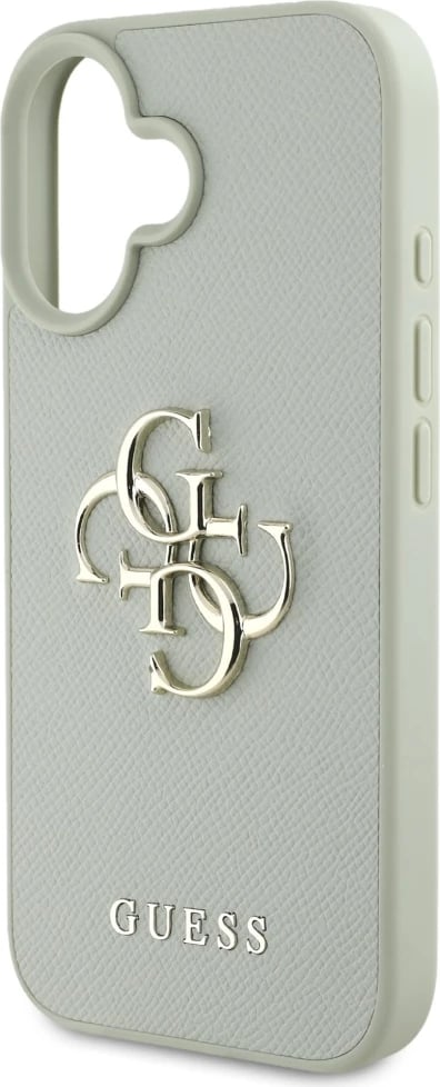 Mbështjellës Guess Grained Big 4G Logo Small Classic Logo për iPhone 16, Gjelbër Mbështjellës Guess Grained Big 4G Logo Small Classic Logo për iPhone 16, Gjelbër