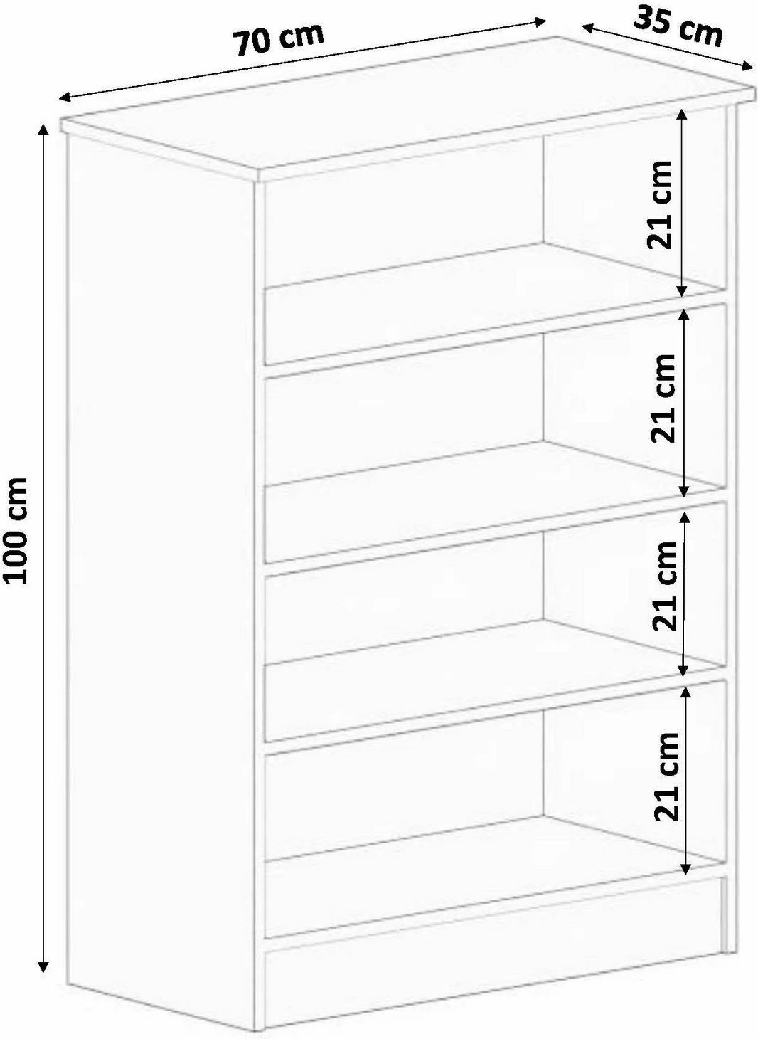 Dollap këpucësh Skye Decor, Rb-020, ngjyrë e bardhë mat