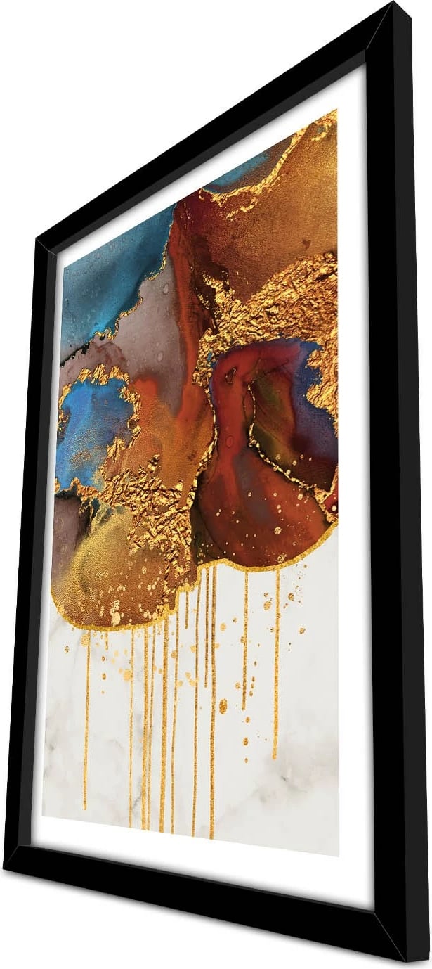 Pikturë dekorative me kornizë MDF, shumëngjyrëshe, 38x53cm, 3853NISCT-007