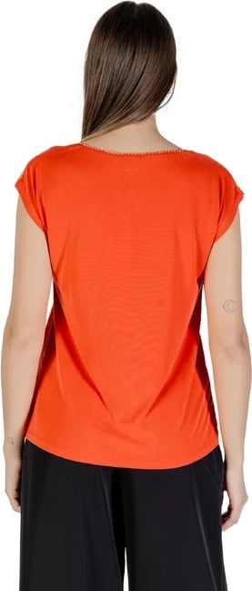 Top femra Vila Clothes, e kuqe