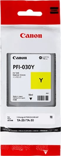 Kartrixh boje, Canon, PFI-030Y 3492C001, 55 ml, e verdhë