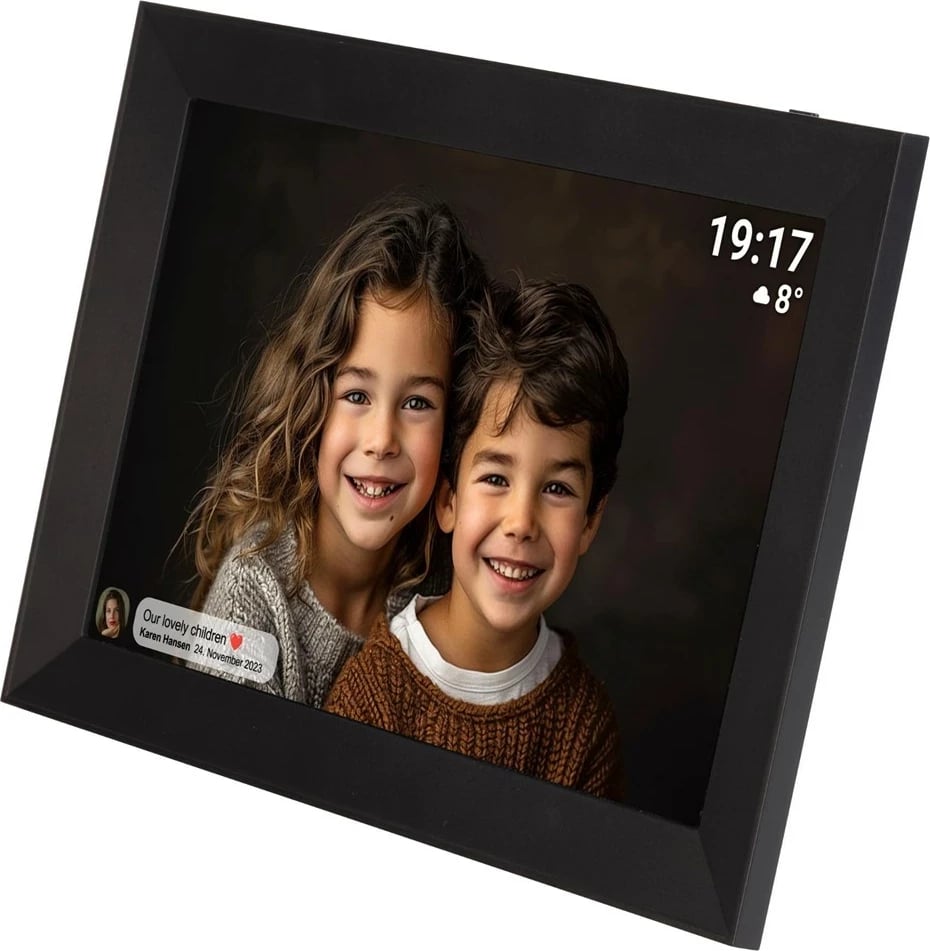 Kornizë digjitale Denver PFF-1012B, 10.1" IPS, 16 GB, Wi-Fi, E zezë