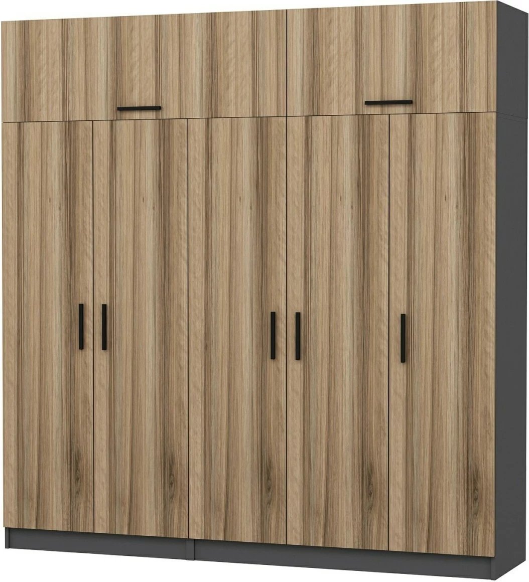 Dollap i madh për dhomë gjumi, ngjyrë Dore, Skye Decor, 5201