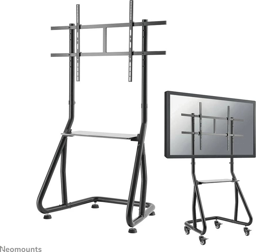 Karrocë TV Neomounts NS-M3800BLACK, për ekrane 60-100 inç, rregullim lartësie, ngjyrë e zezë