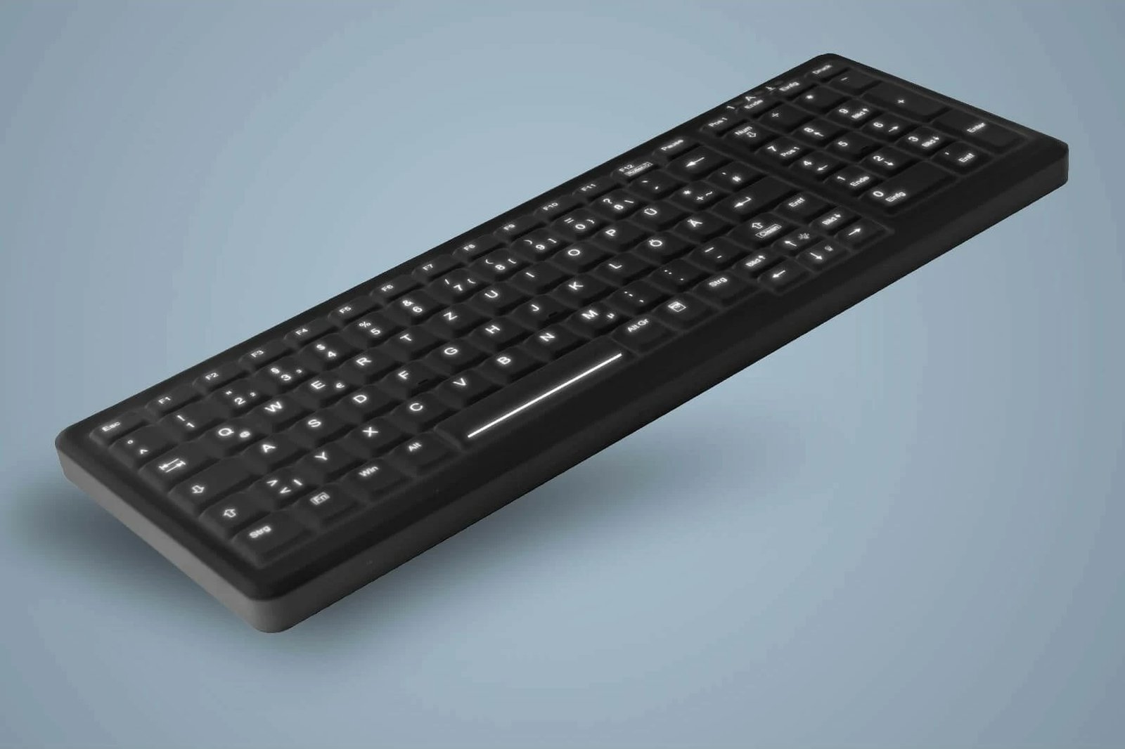 Tastierë Cherry Active Key AK-C7000, Wired, USB, QWERTZ, Ngjyrë e zezë