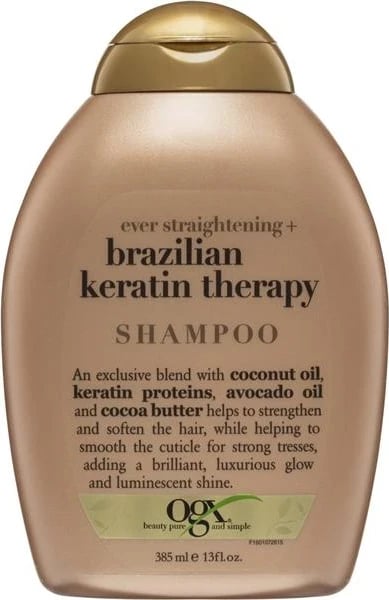 Shampo për flokë OGX Brazilian Keratin, 385 ml