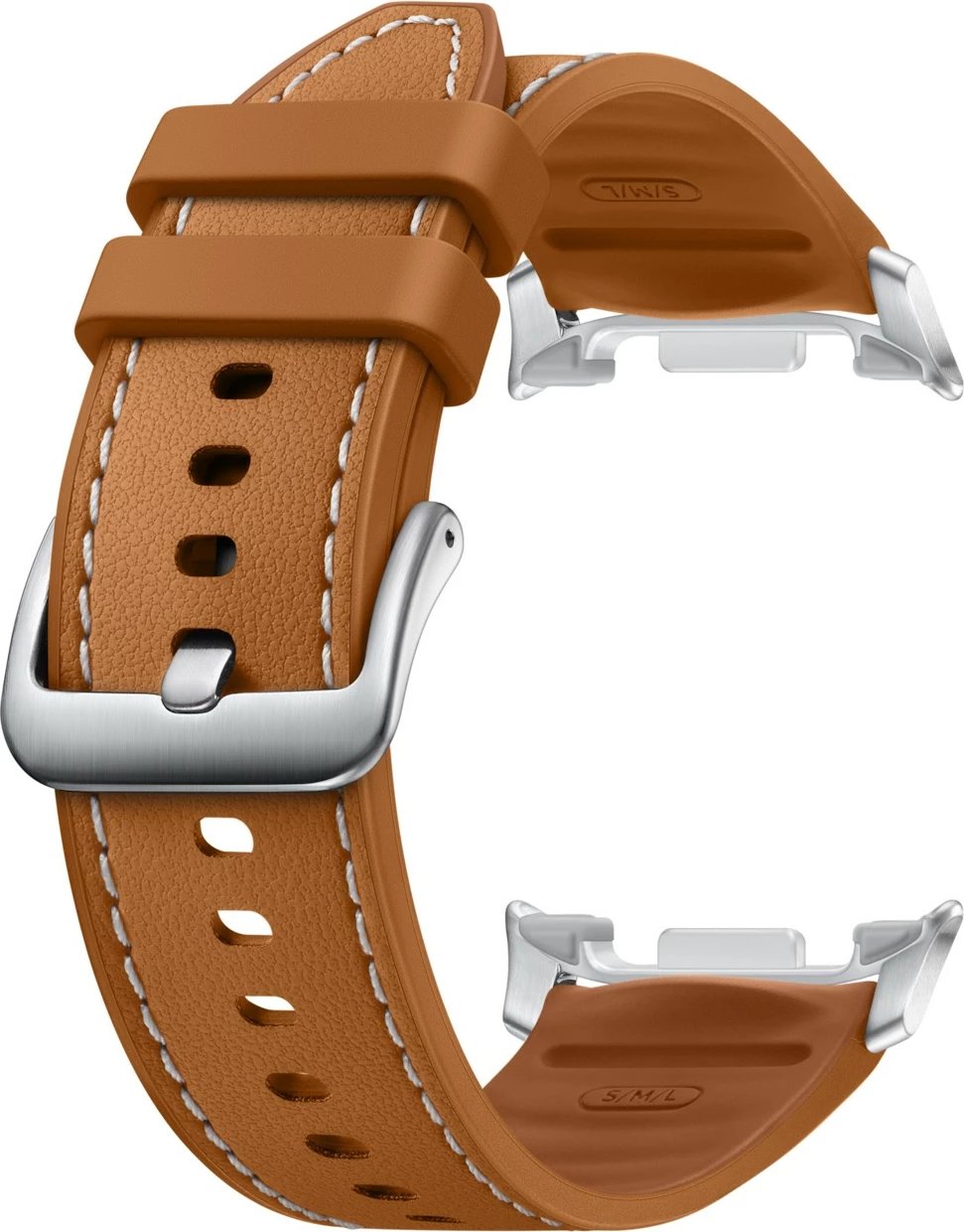 Rrip smartwatch Samsung Hybrid për Watch8 Classic, S/M & M/L, lëkurë artificiale, kafe