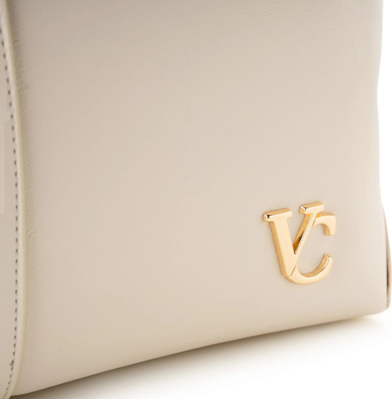 Çantë tote Vince Camuto, Savona, ngjyrë e bardhë e çelët