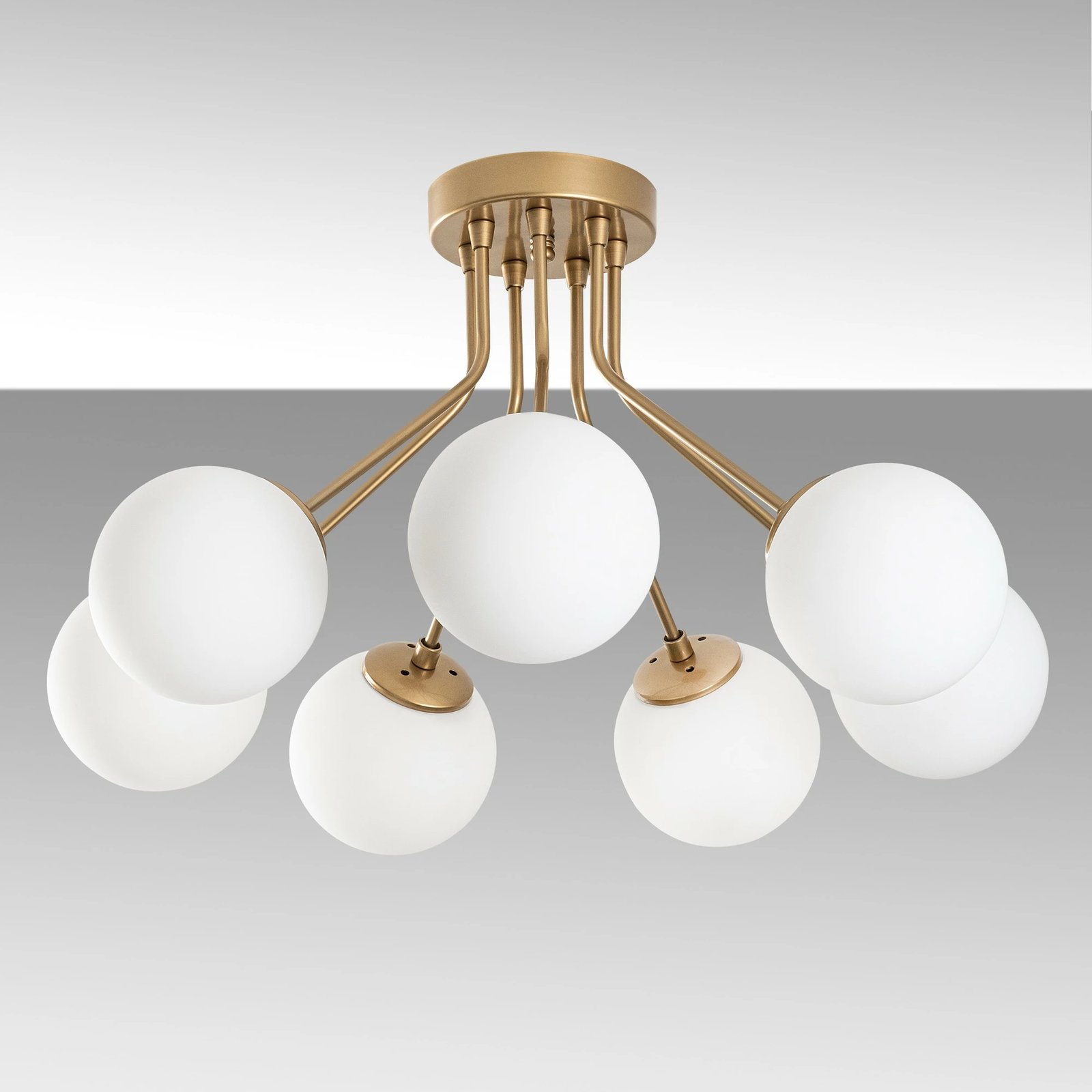 Llambë tavani Opviq, Orıon - 13967, ngjyrë ari, 65x40cm