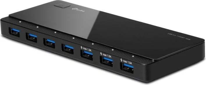 USB hub, TP-Link UH700, 7 porta USB 3.0, e zezë