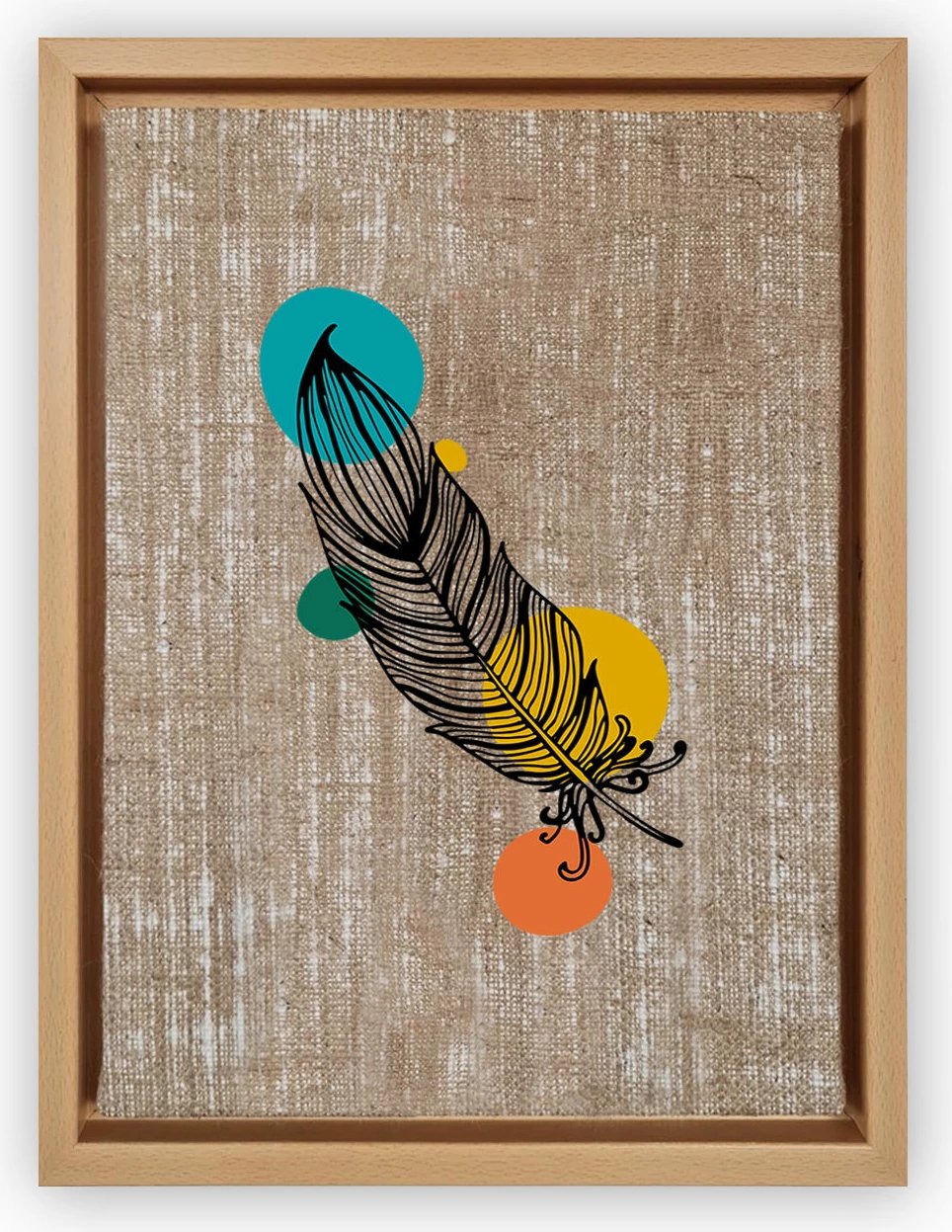 Pikturë dekorative në kanavacë, shumëngjyrëshe, Wallity, LNJ319568870863 - 4666, 46x66cm