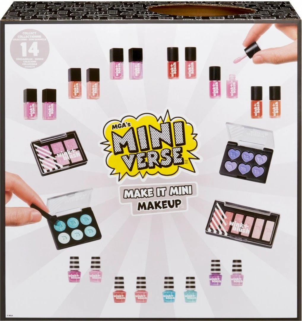 Set lodrash koleksionuese MGA Miniverse Make It Mini Makeup, 15 copë