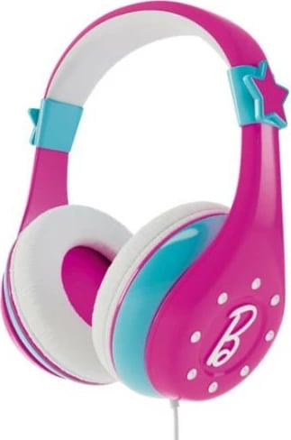 Kufje Bluetooth Barbie Lisciani 304-104451, për fëmijë, Rozë/Kaltër/Bardhë