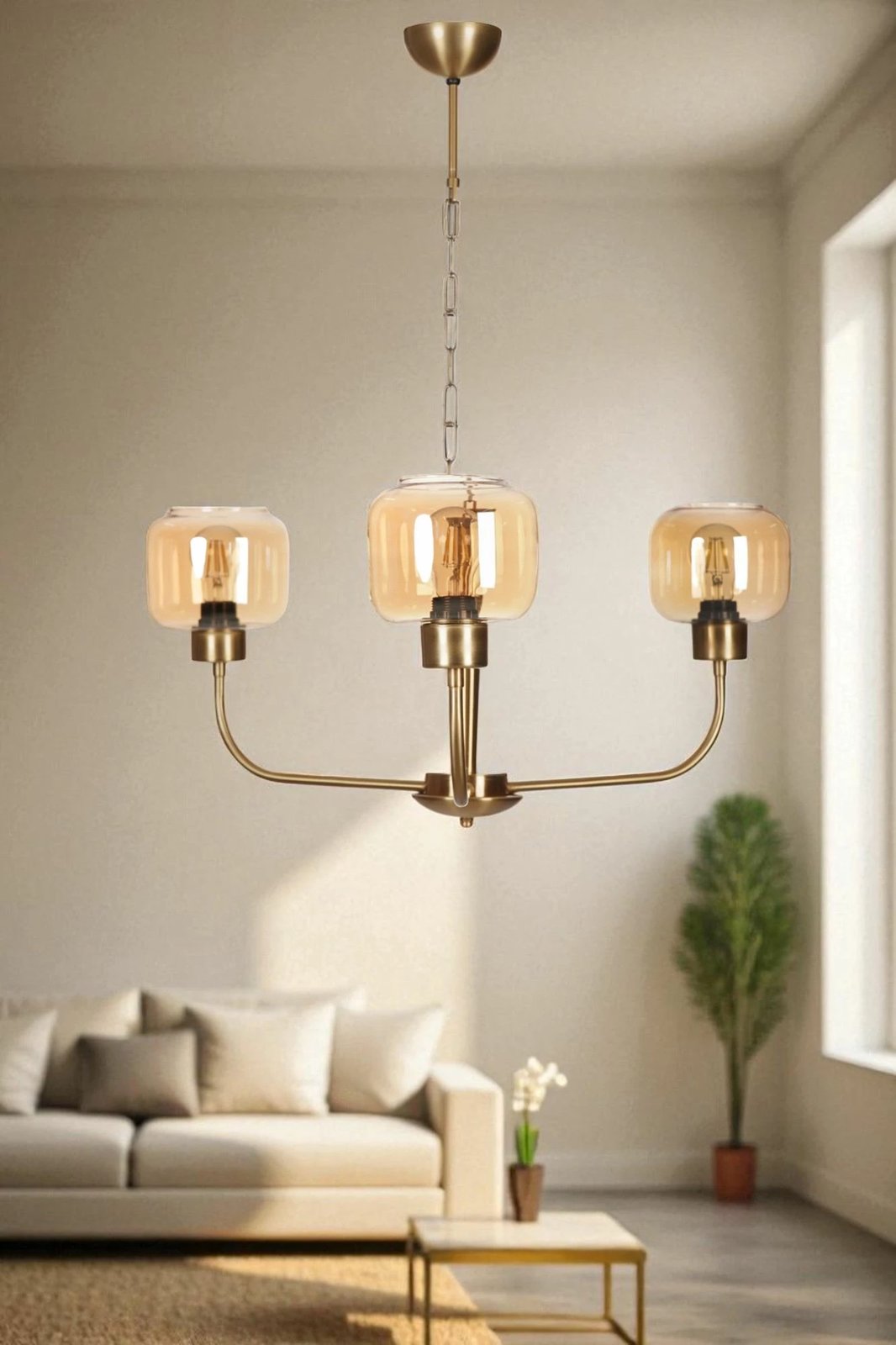 Llambadar Opviq, ngjyrë mjaltë dhe ari, 8984-3