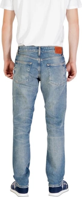 Pantallona Tommy Hilfiger Jeans meshkuj, të kaltërta të çelta